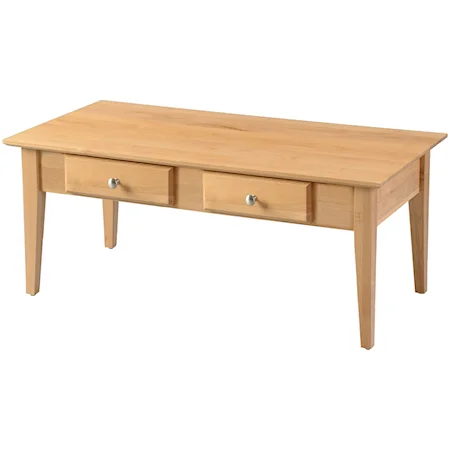 2 Drawer Large Coffee Table